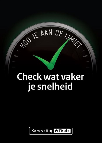 Campagnebeeld Check wat vaker je snelheid